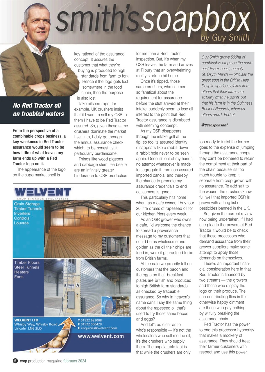 Crop Production Magazine Preview Pages