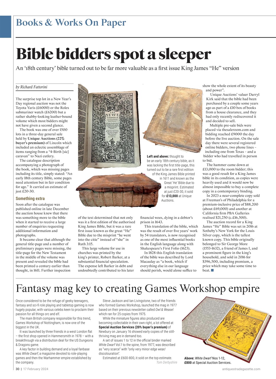 Antiques Trade Gazette Preview Pages