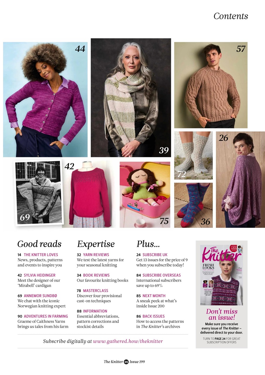 The Knitter Preview Pages