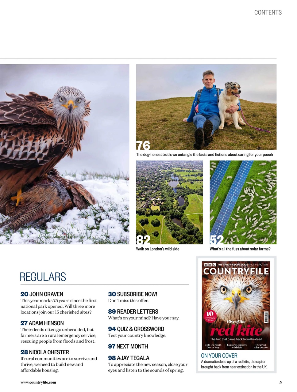 BBC Countryfile Magazine Preview Pages