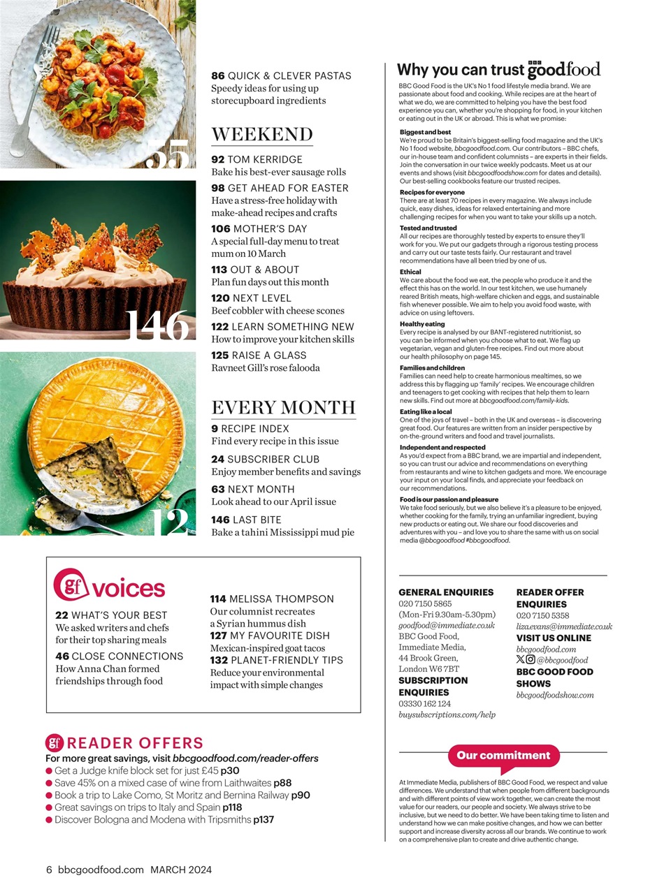 Good Food Magazine Preview Pages