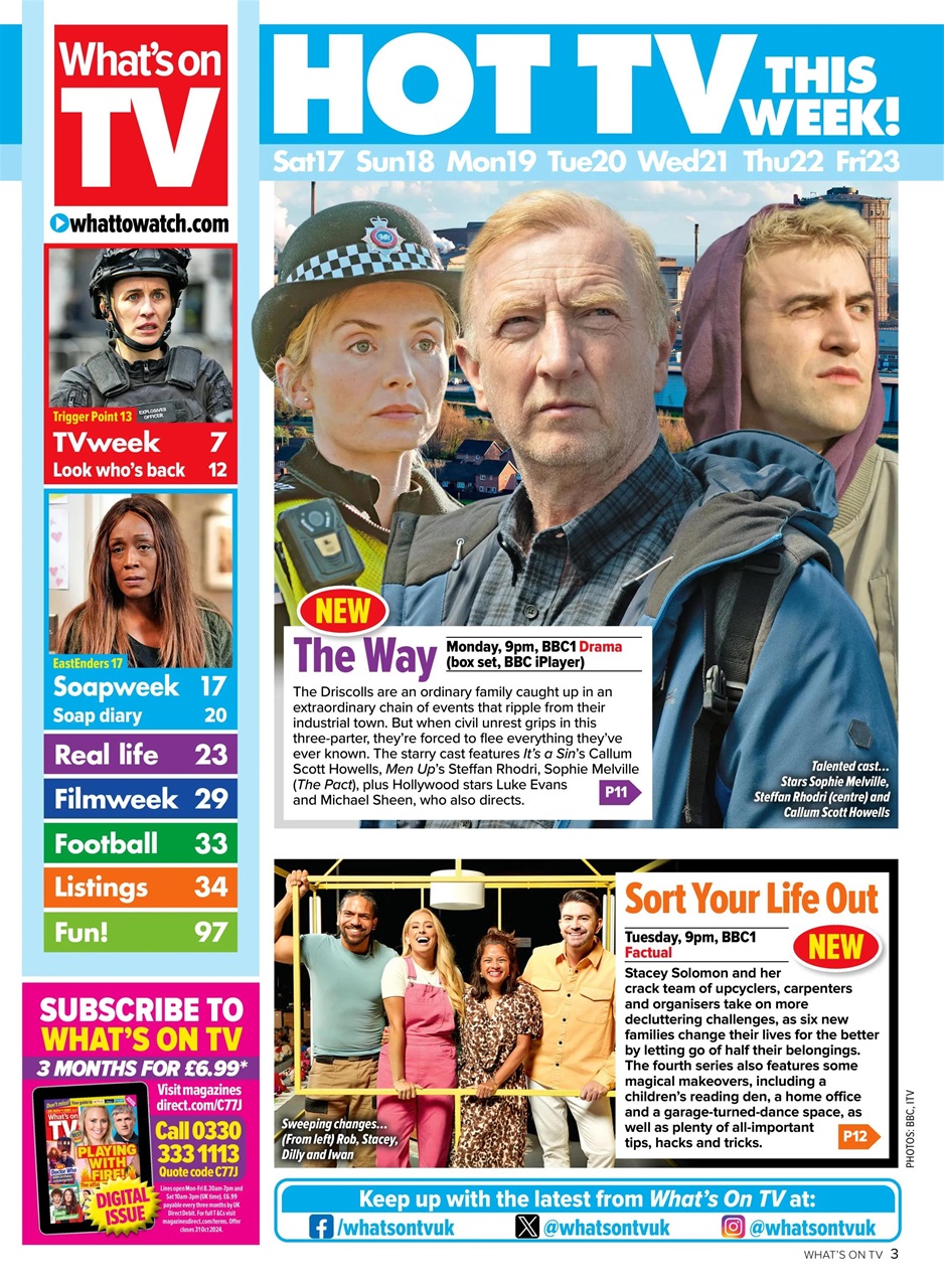 What's on TV Preview Pages