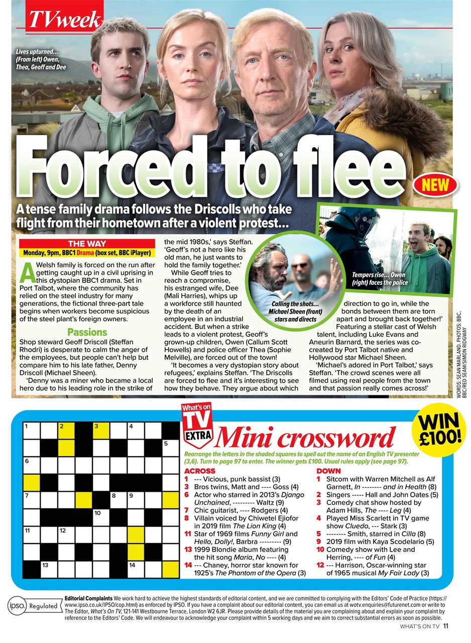 What's on TV Preview Pages