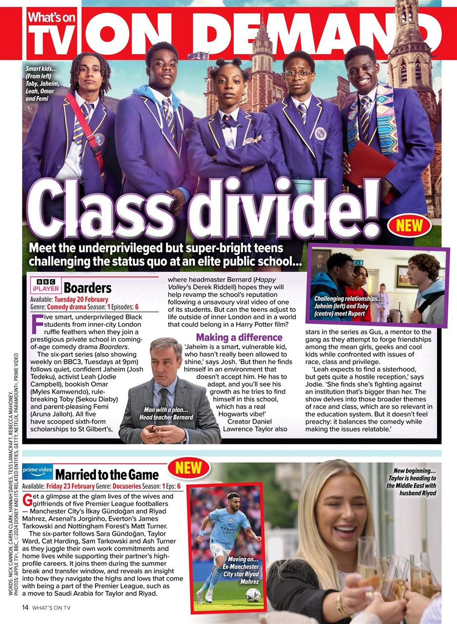 What's on TV Preview Pages