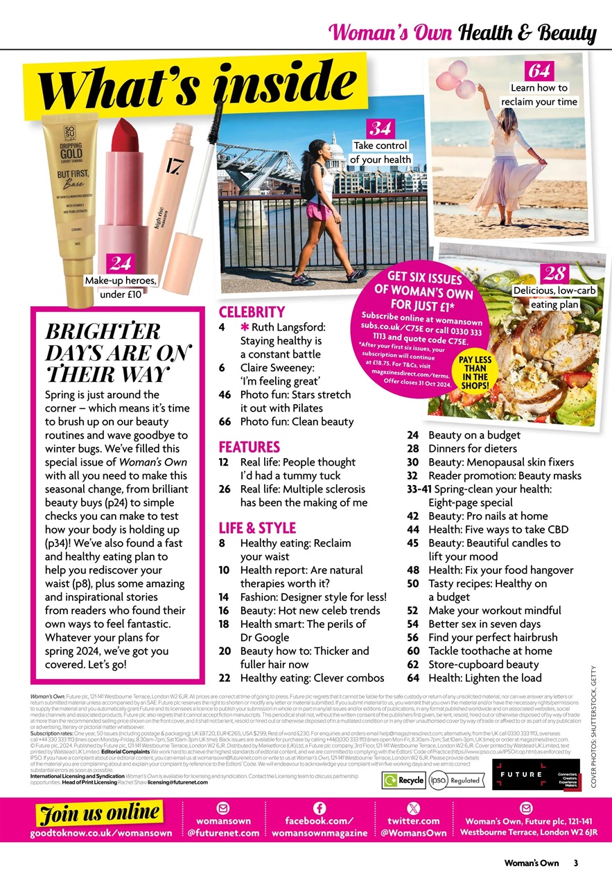 Woman's Own Lifestyle Special Preview Pages