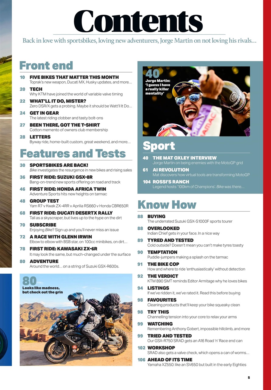 Bike Preview Pages