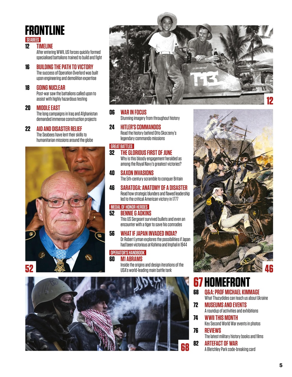 History of War Preview Pages