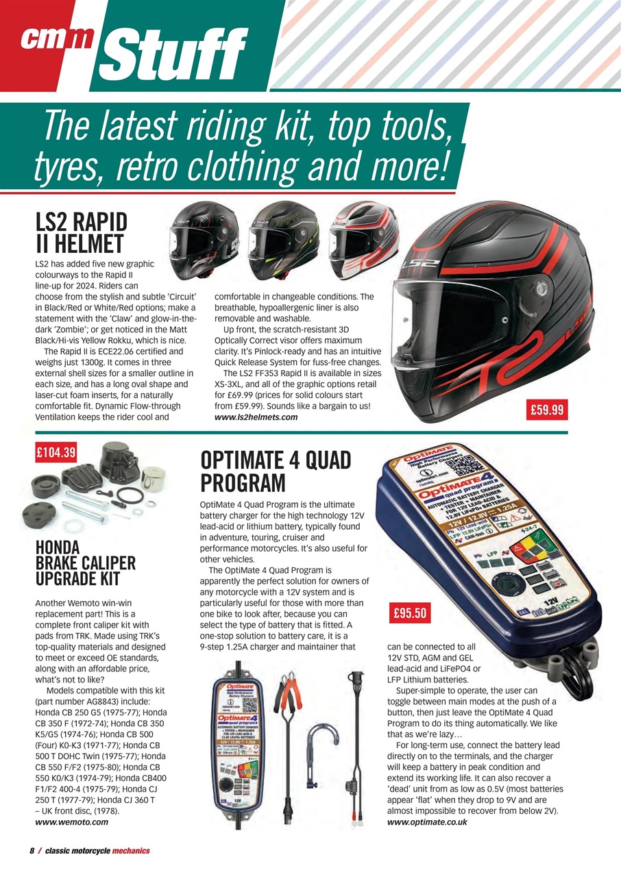 Classic Motorcycle Mechanics Preview Pages