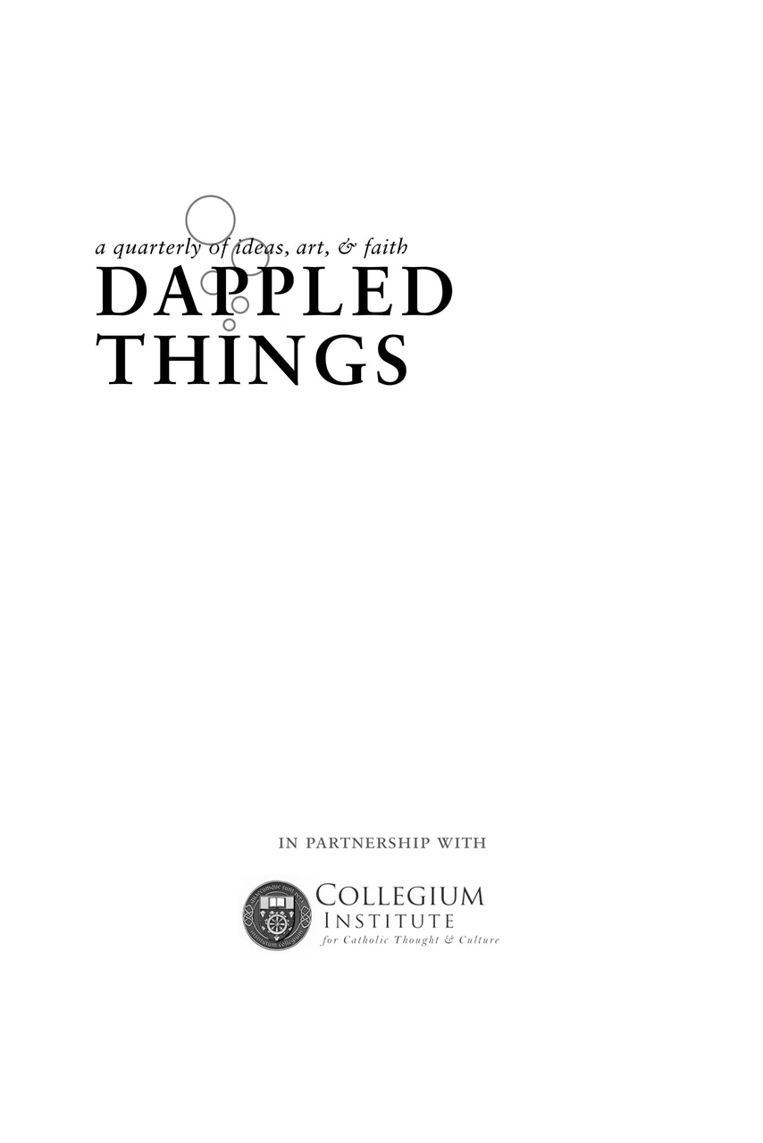 Dappled Things Preview Pages