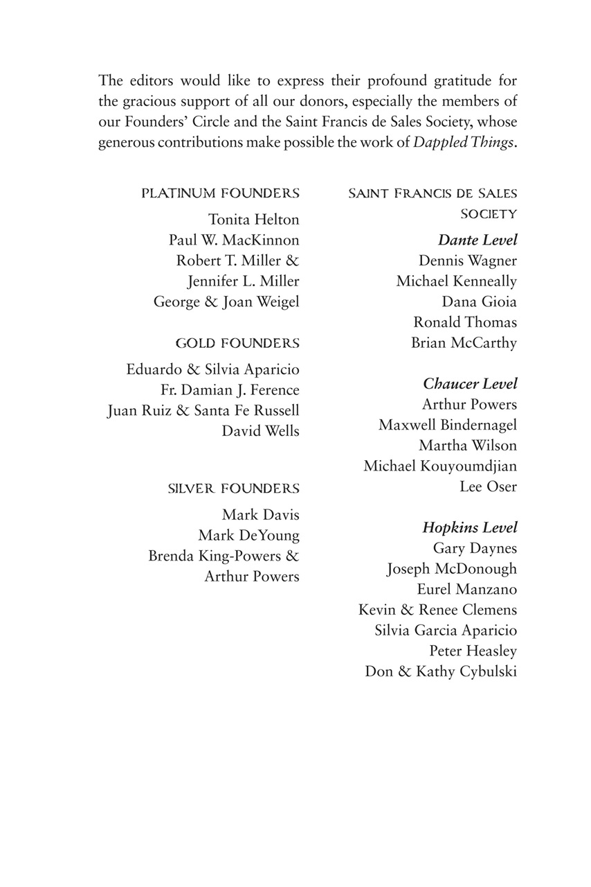 Dappled Things Preview Pages