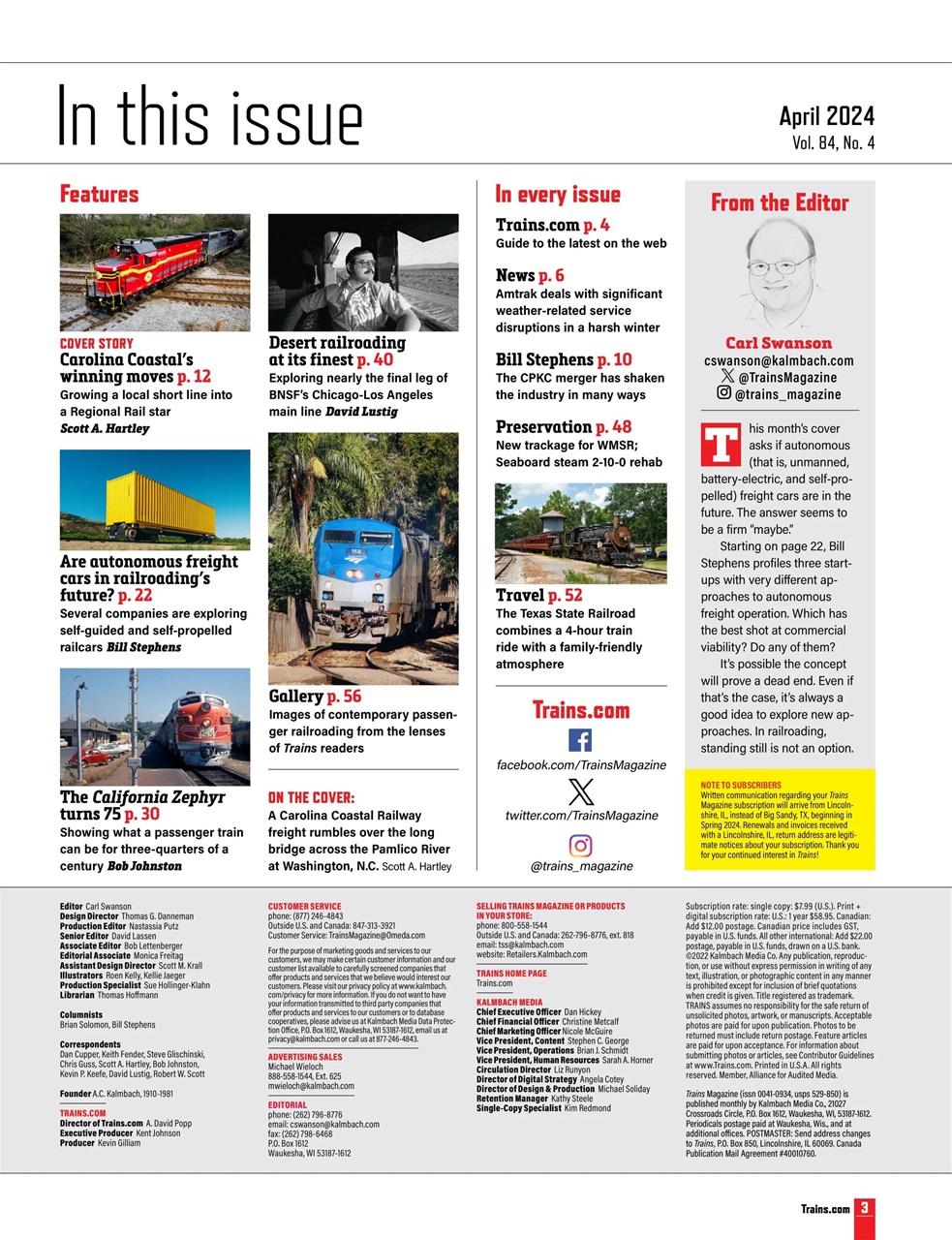 Trains Preview Pages