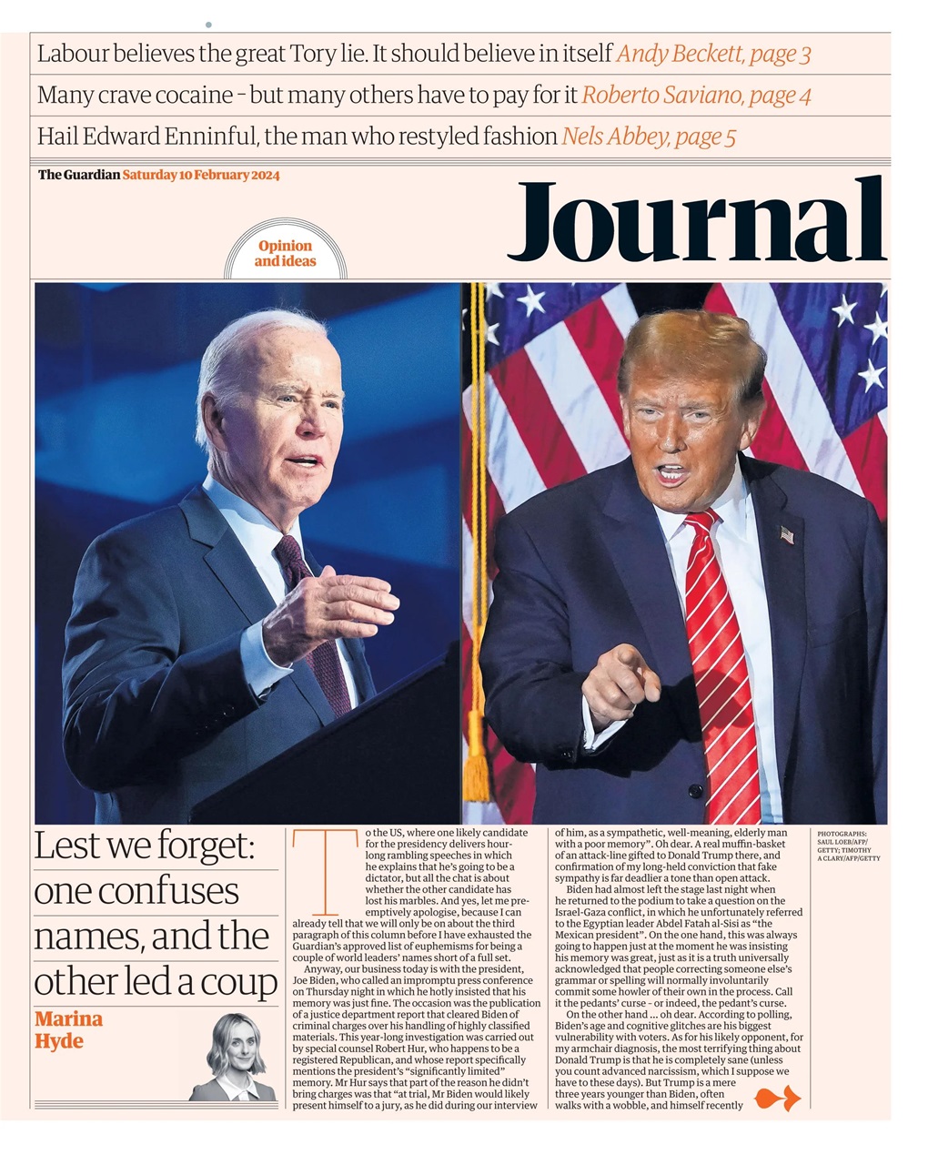 The Guardian Newspaper Preview Pages