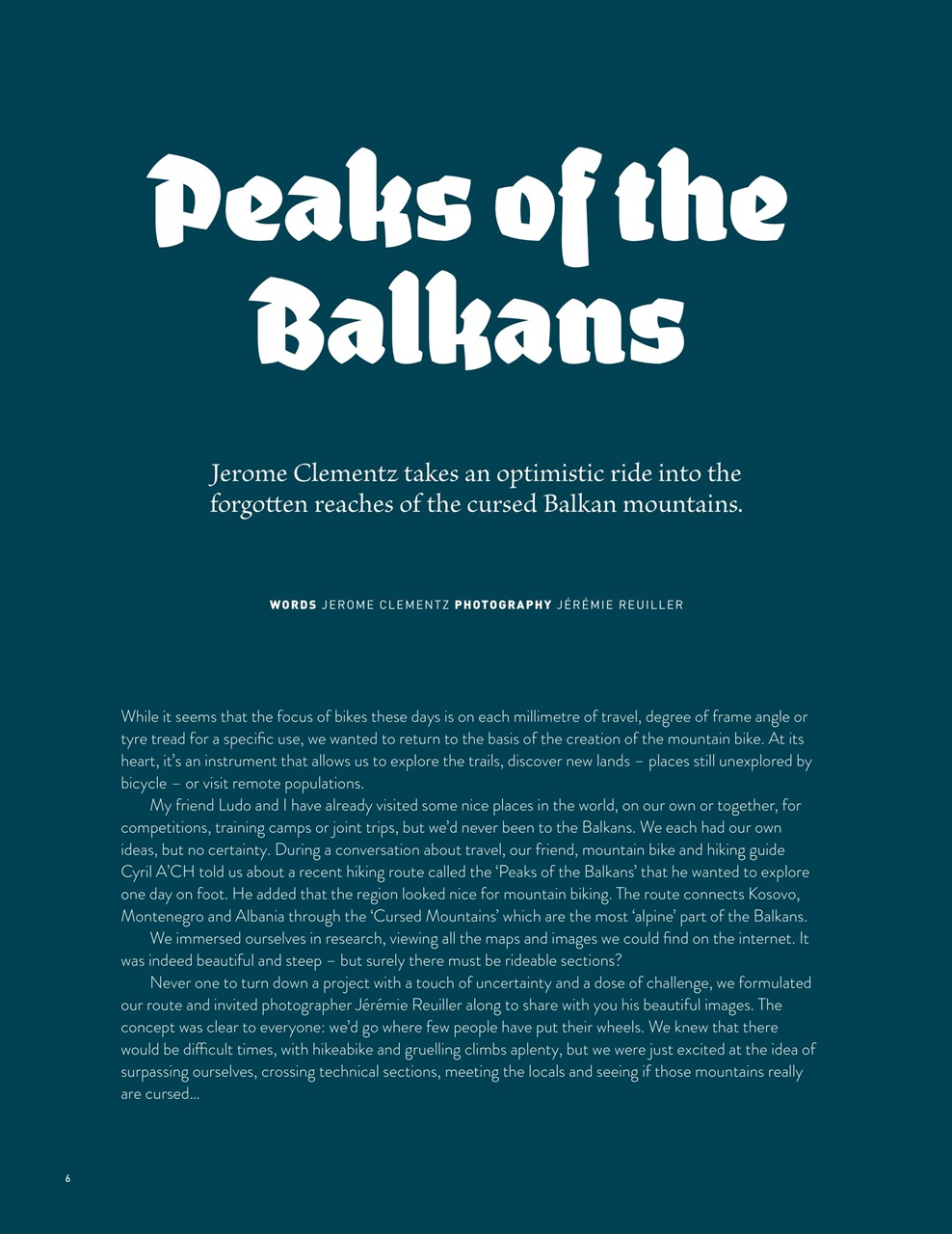 Singletrack Preview Pages