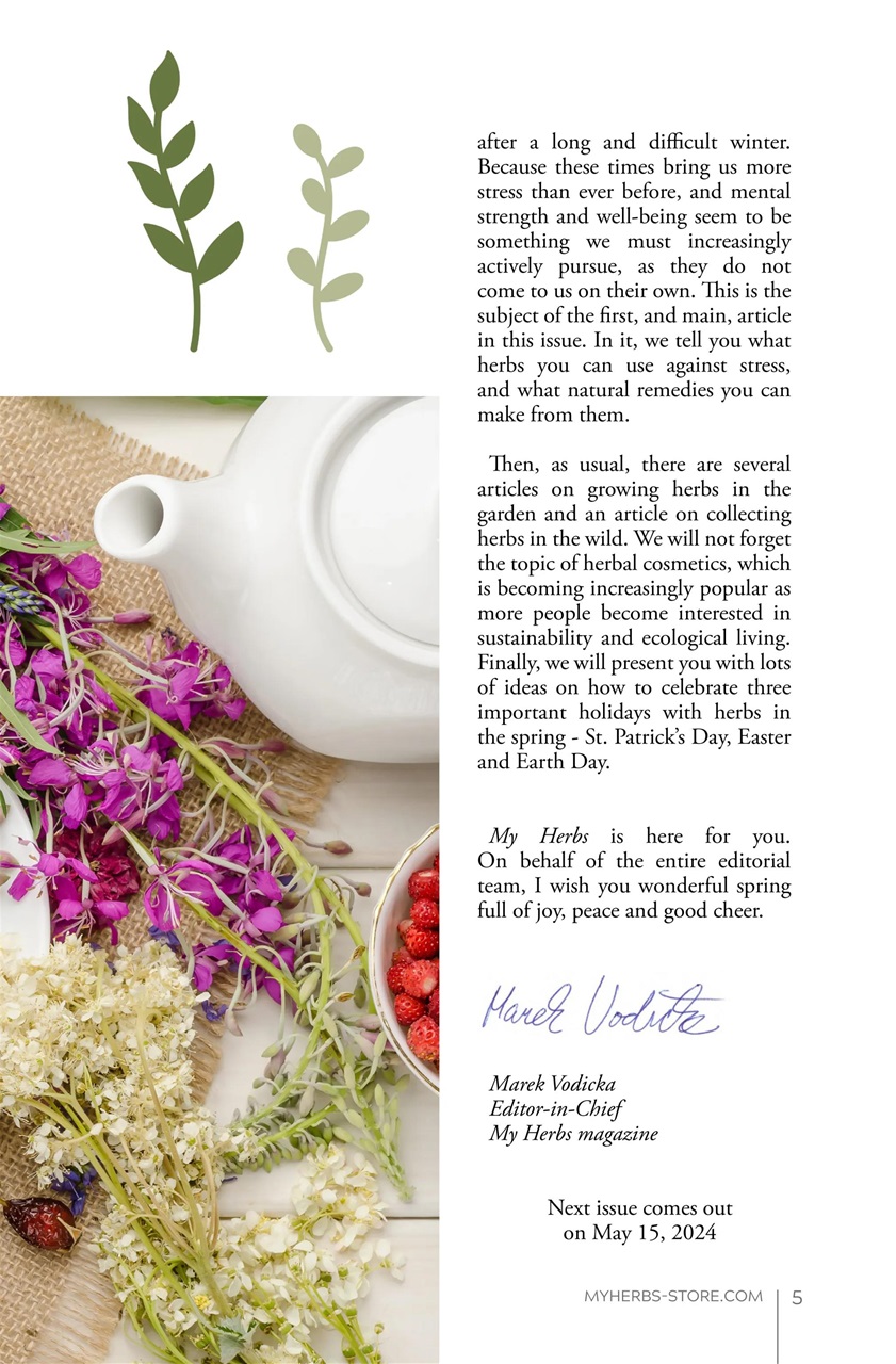 My Herbs Magazine Preview Pages