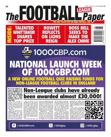 The Football League Paper issue 11th February 2024