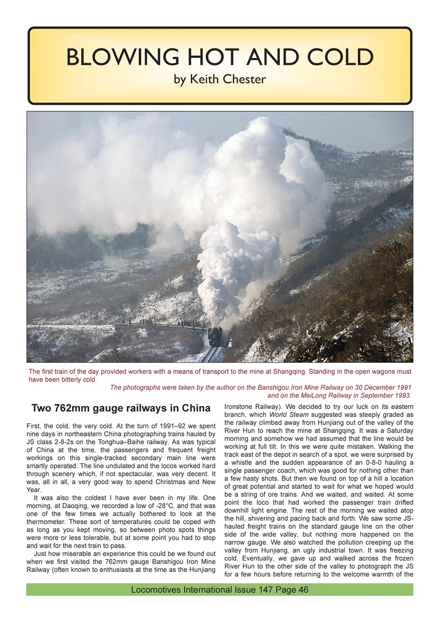 Locomotives International Preview Pages
