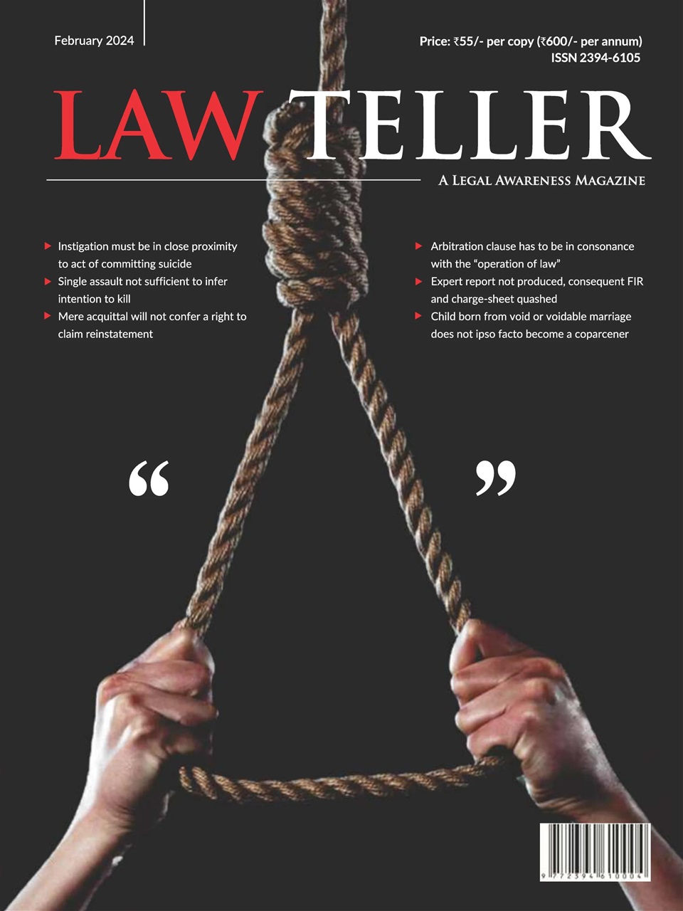 Lawteller – A Legal Awareness Magazine Preview Pages