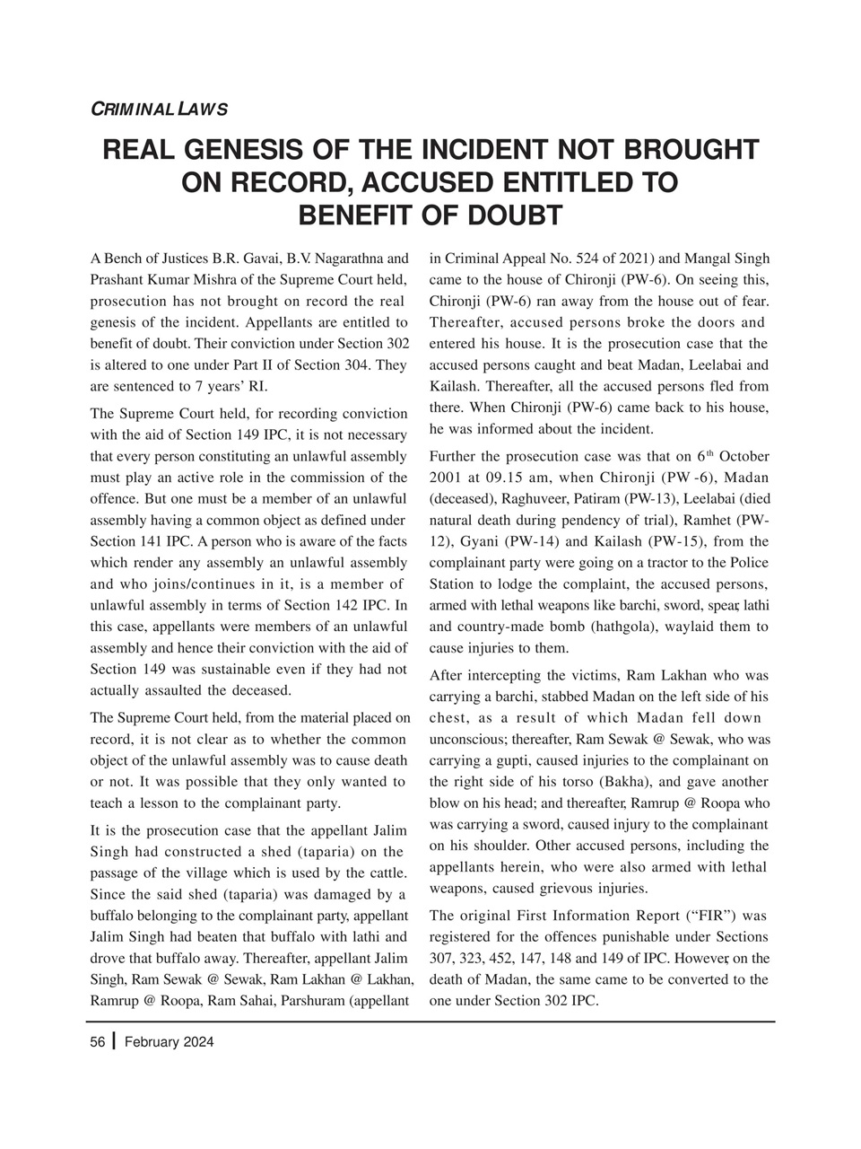 Lawteller – A Legal Awareness Magazine Preview Pages