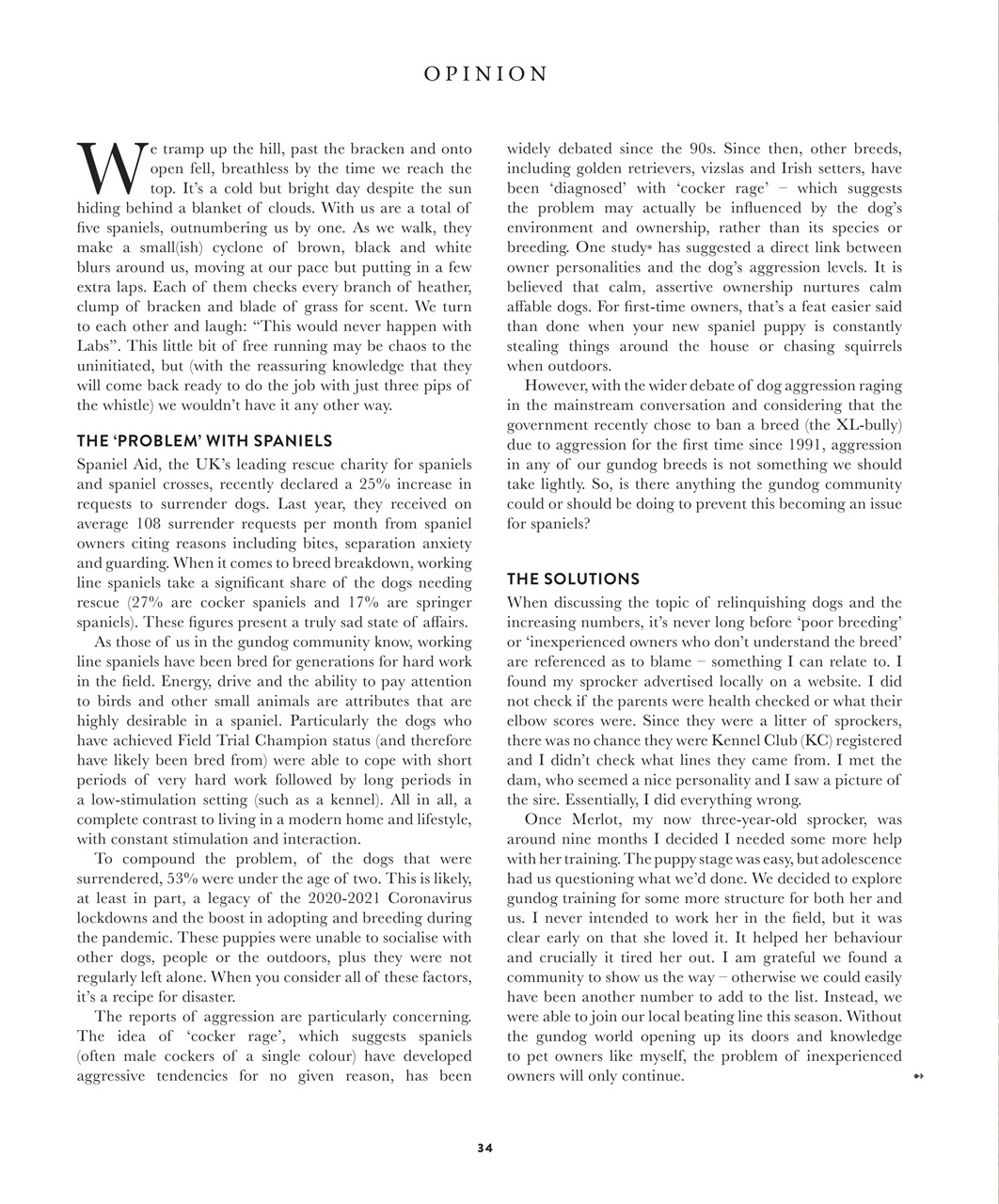 Gundog Journal Preview Pages