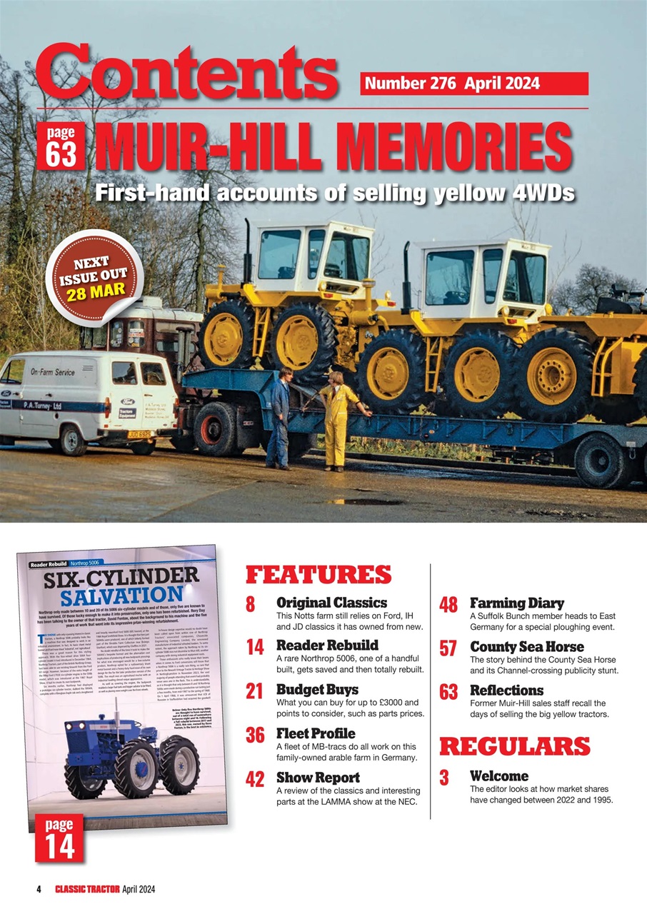 Classic Tractor Preview Pages