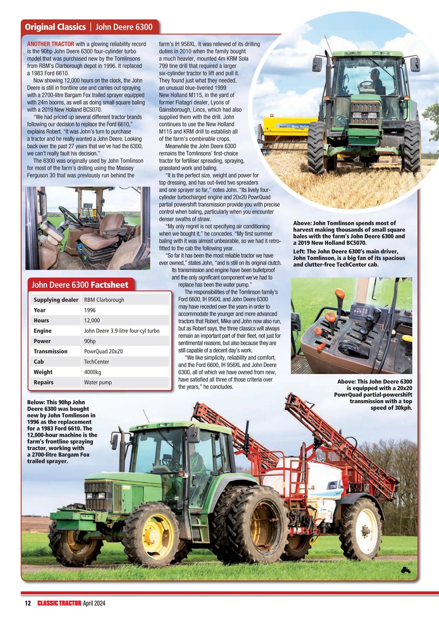 Classic Tractor Preview Pages