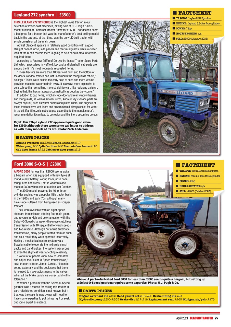 Classic Tractor Preview Pages