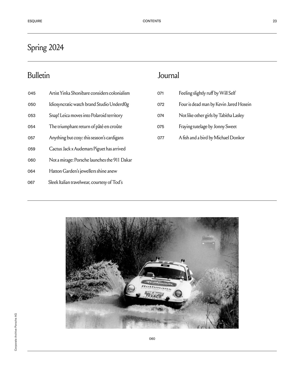 Esquire Preview Pages