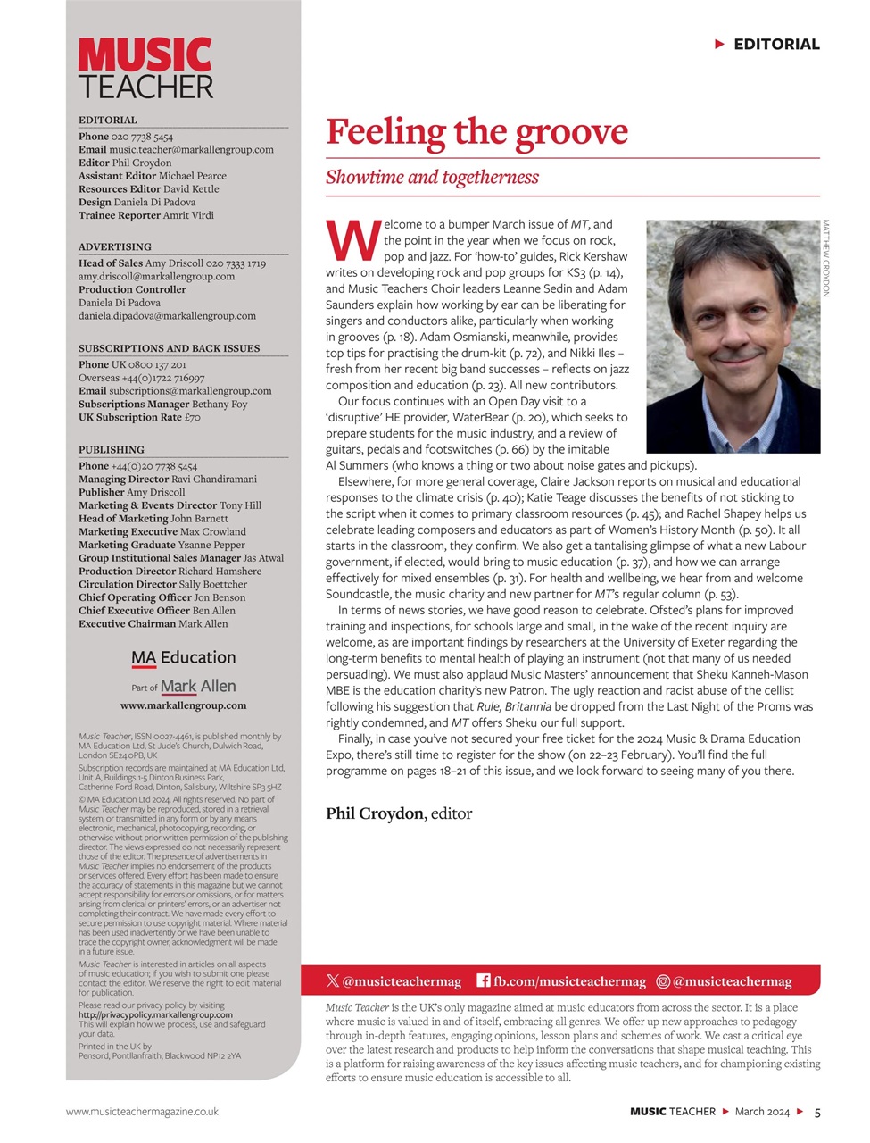 Music Teacher Preview Pages