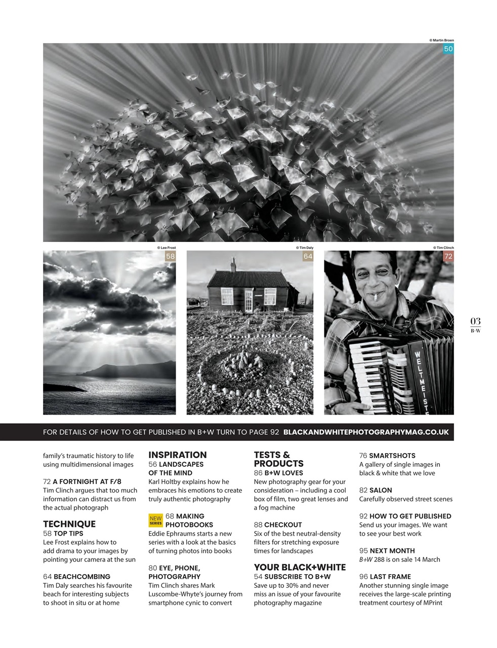 Black+White Photography Preview Pages