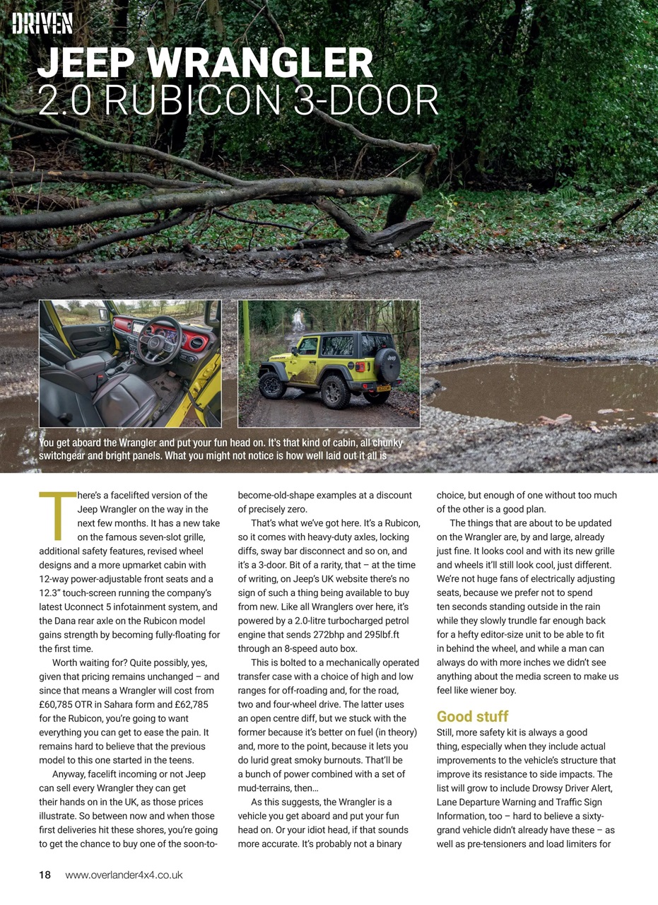 Overlander 4X4 Preview Pages