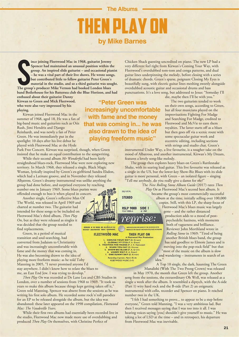 Record Collector Preview Pages