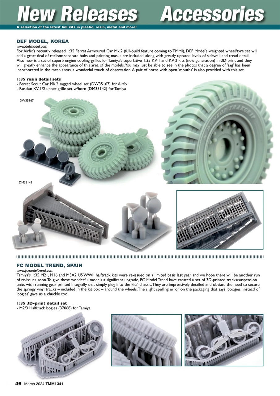 Tamiya Model Magazine Preview Pages