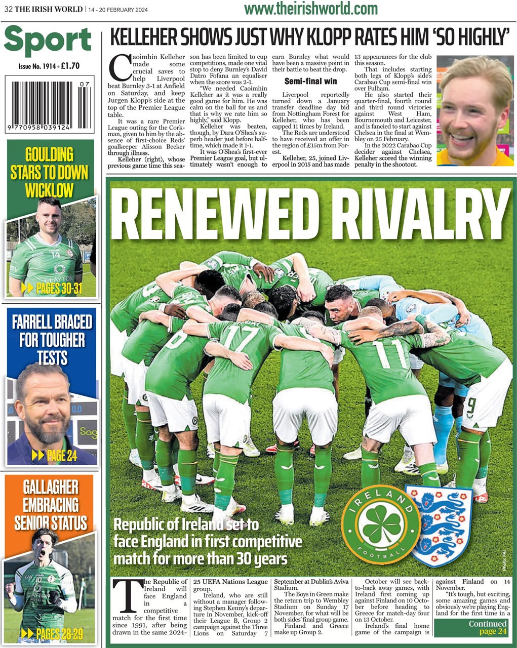 Irish World Preview Pages