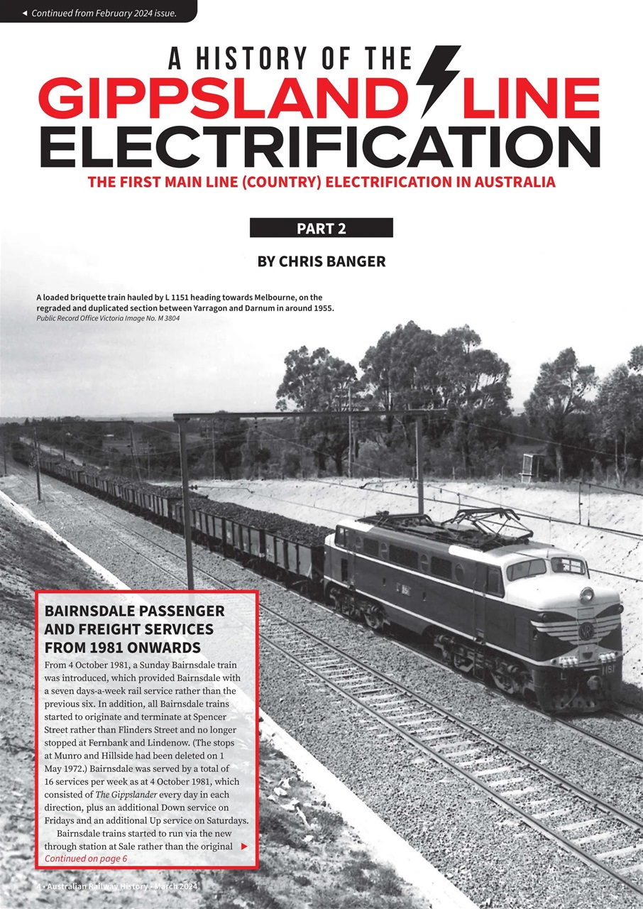 Australian Railway History Preview Pages