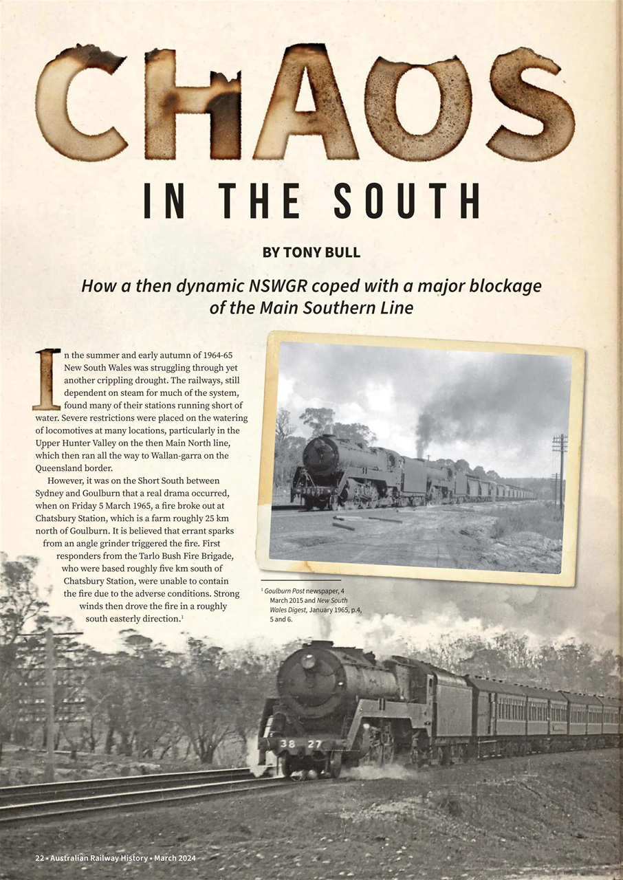 Australian Railway History Preview Pages