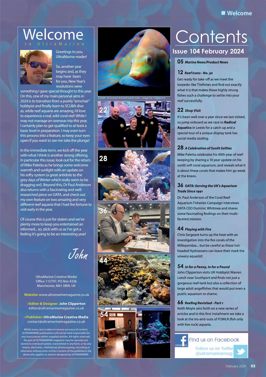 UltraMarine Magazine Preview Pages