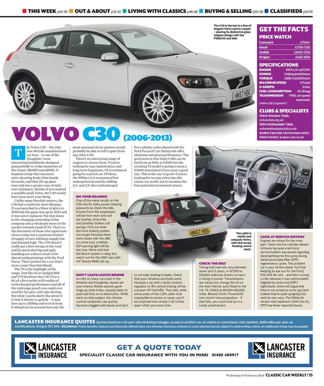 Classic Car Weekly Preview Pages