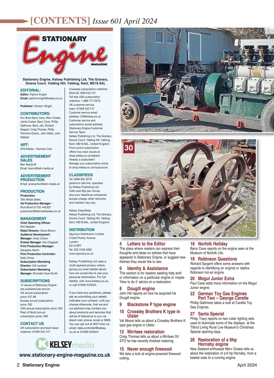Stationary Engine Preview Pages