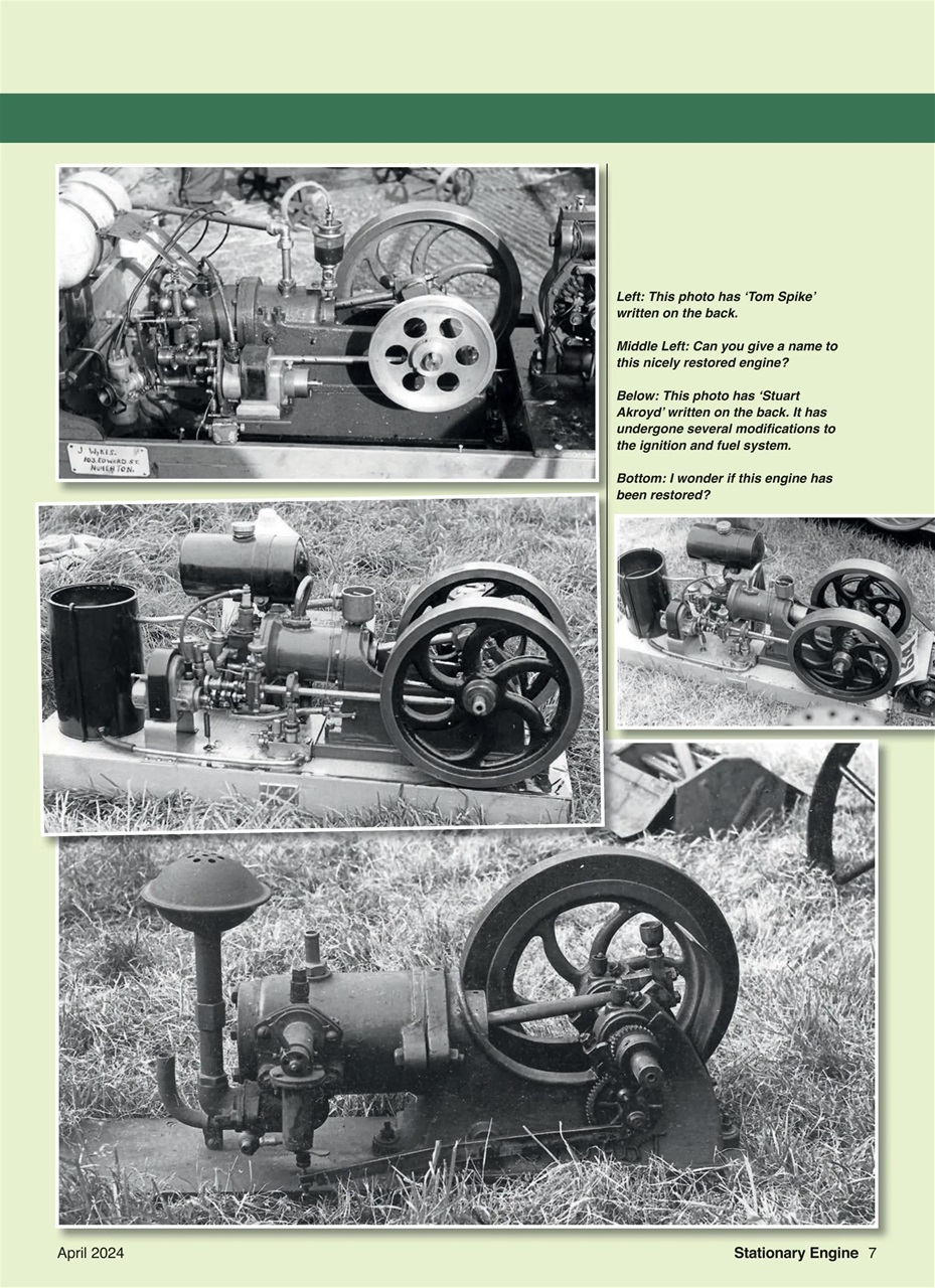 Stationary Engine Preview Pages