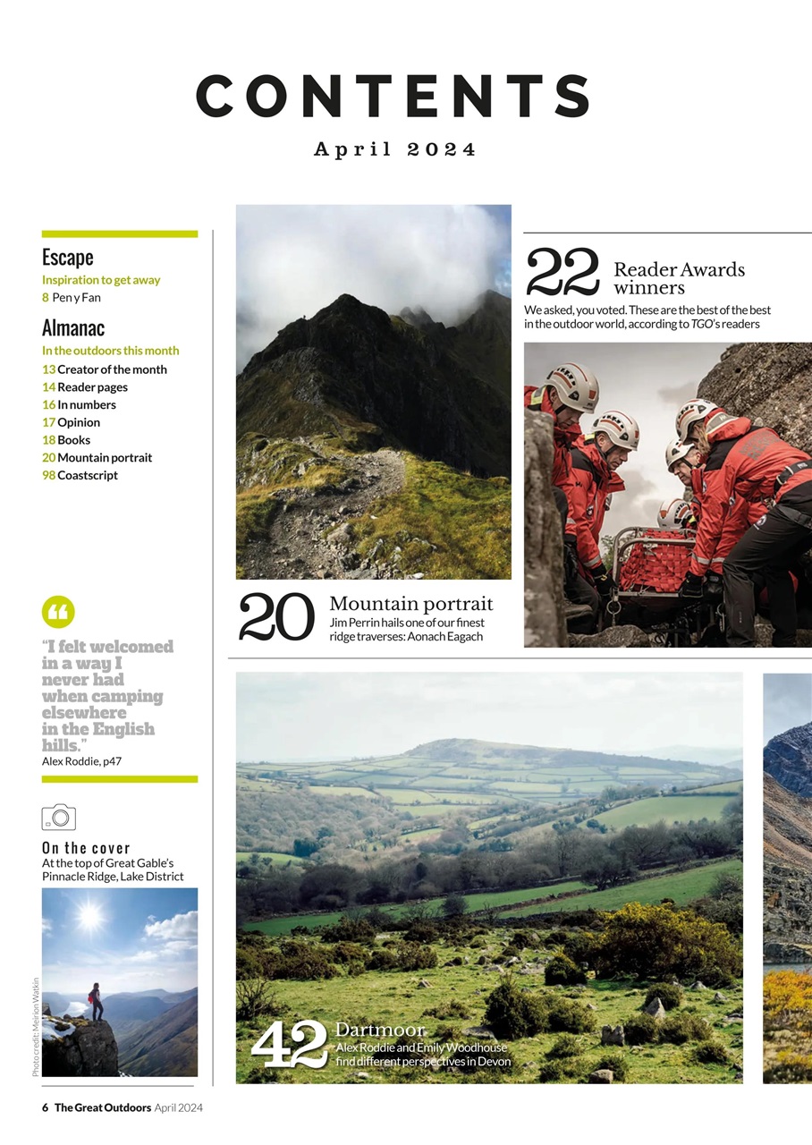 TGO - The Great Outdoors Magazine Preview Pages