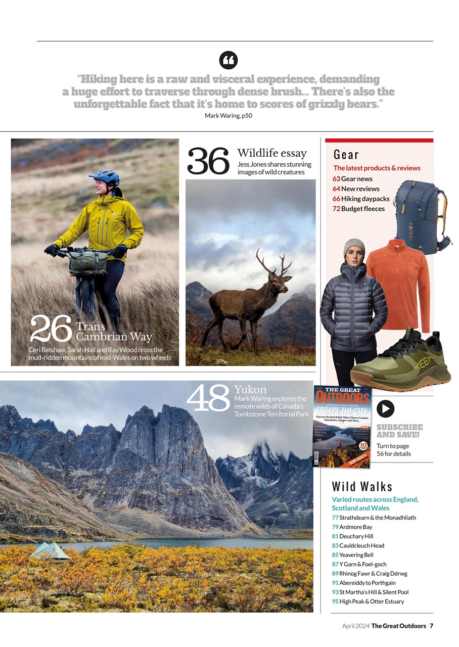 TGO - The Great Outdoors Magazine Preview Pages