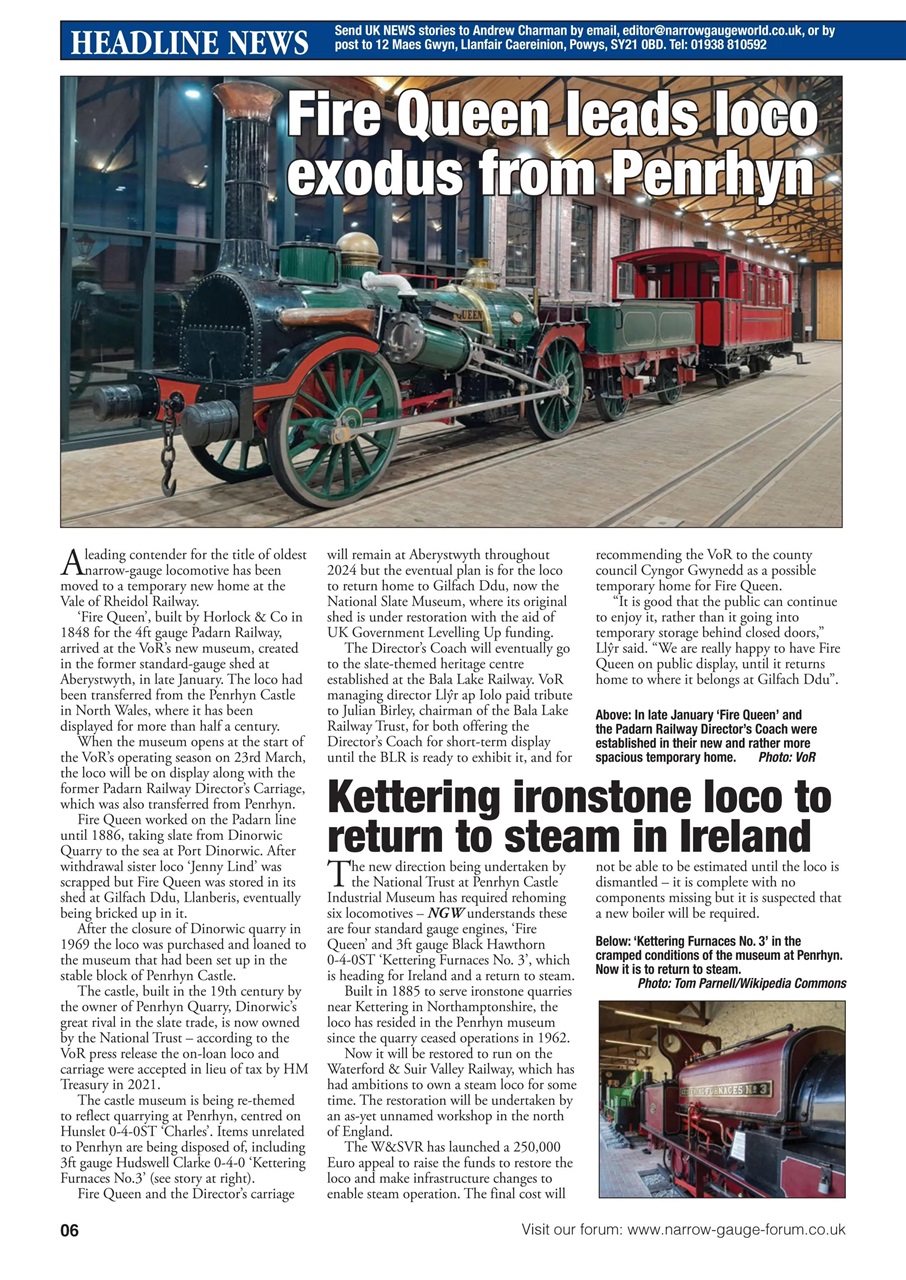 Narrow Gauge World Preview Pages