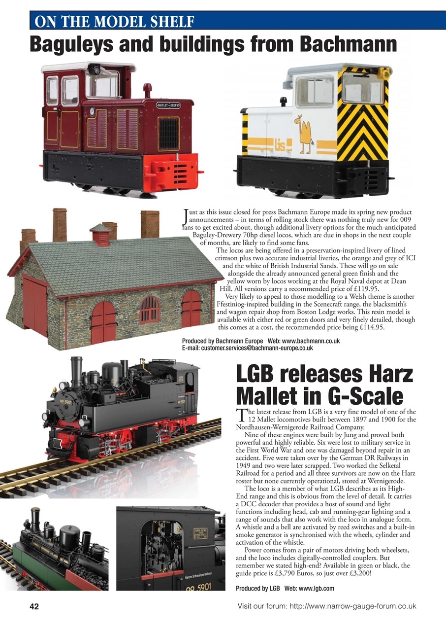 Narrow Gauge World Preview Pages