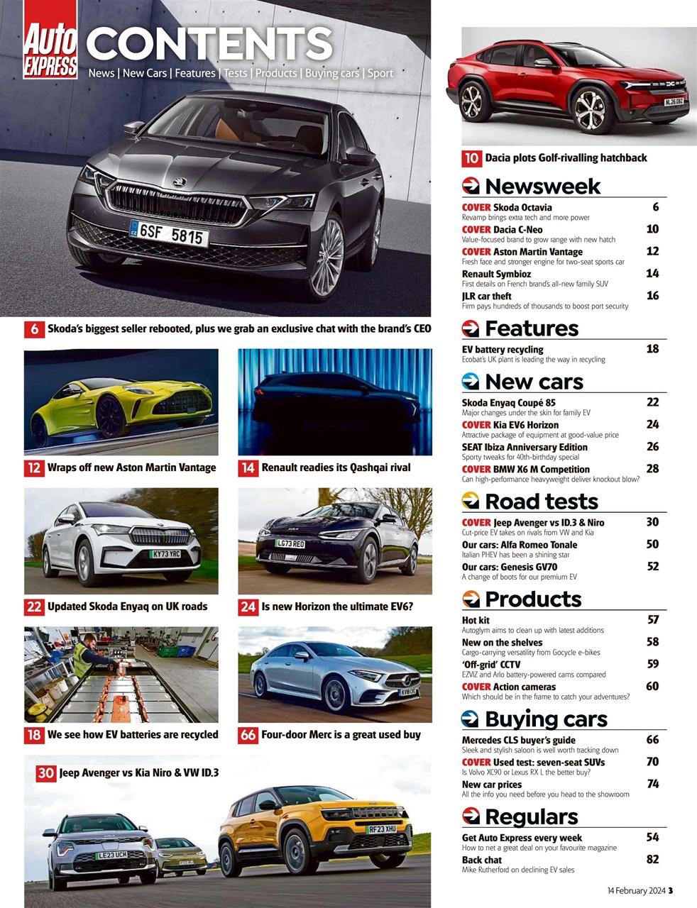 Auto Express Preview Pages
