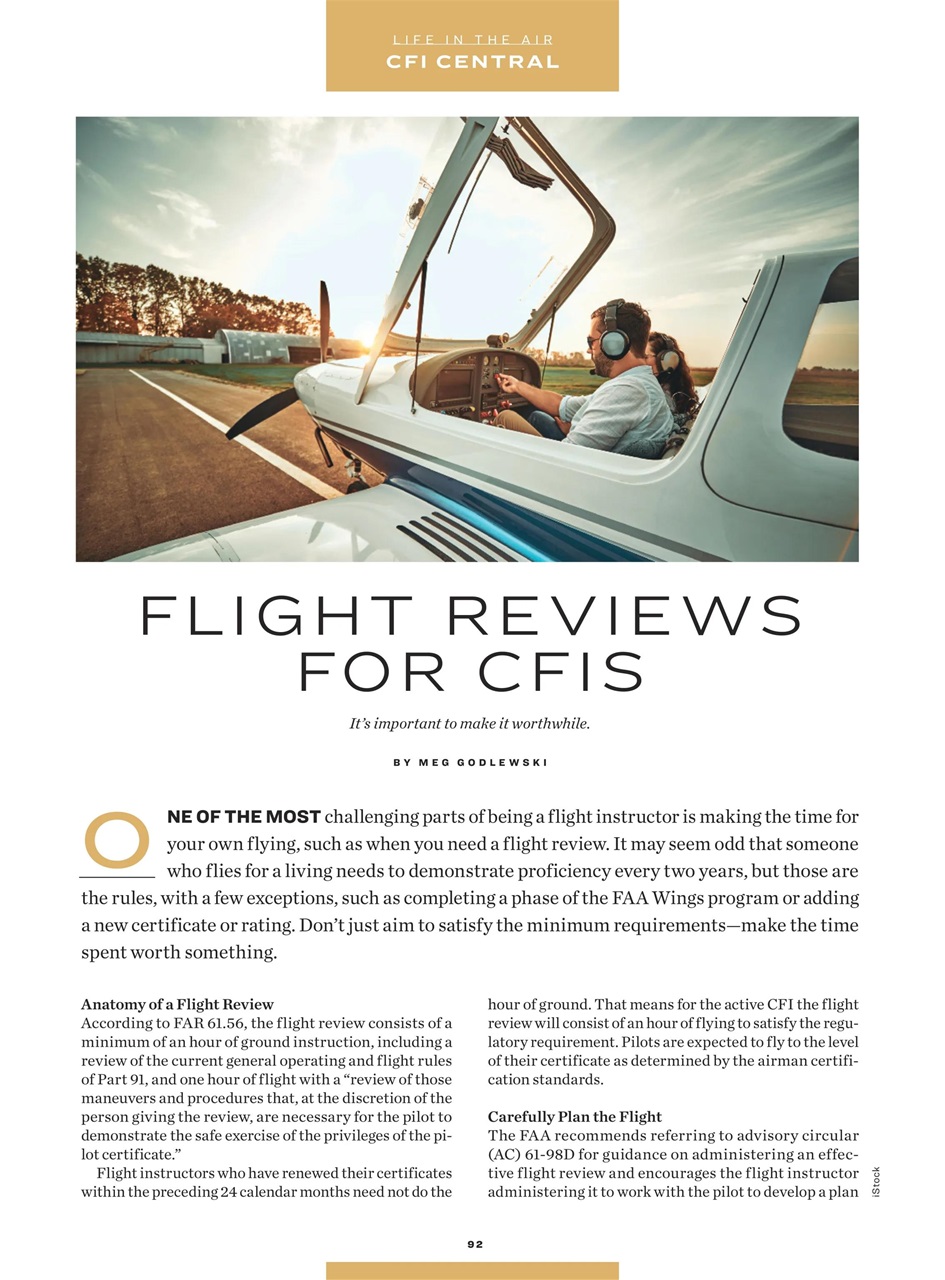 FLYING Magazine Preview Pages