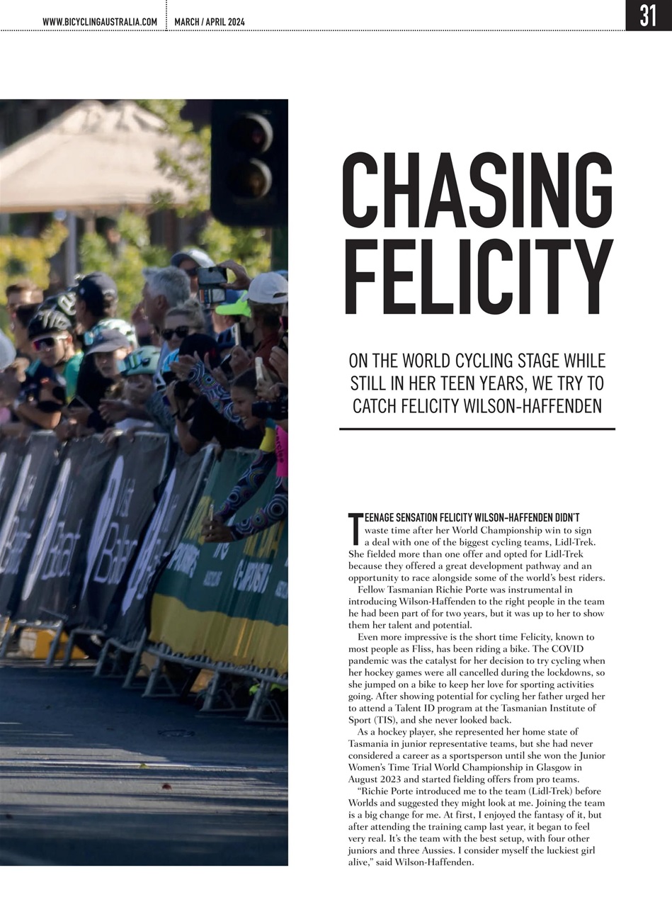 Bicycling Australia Preview Pages