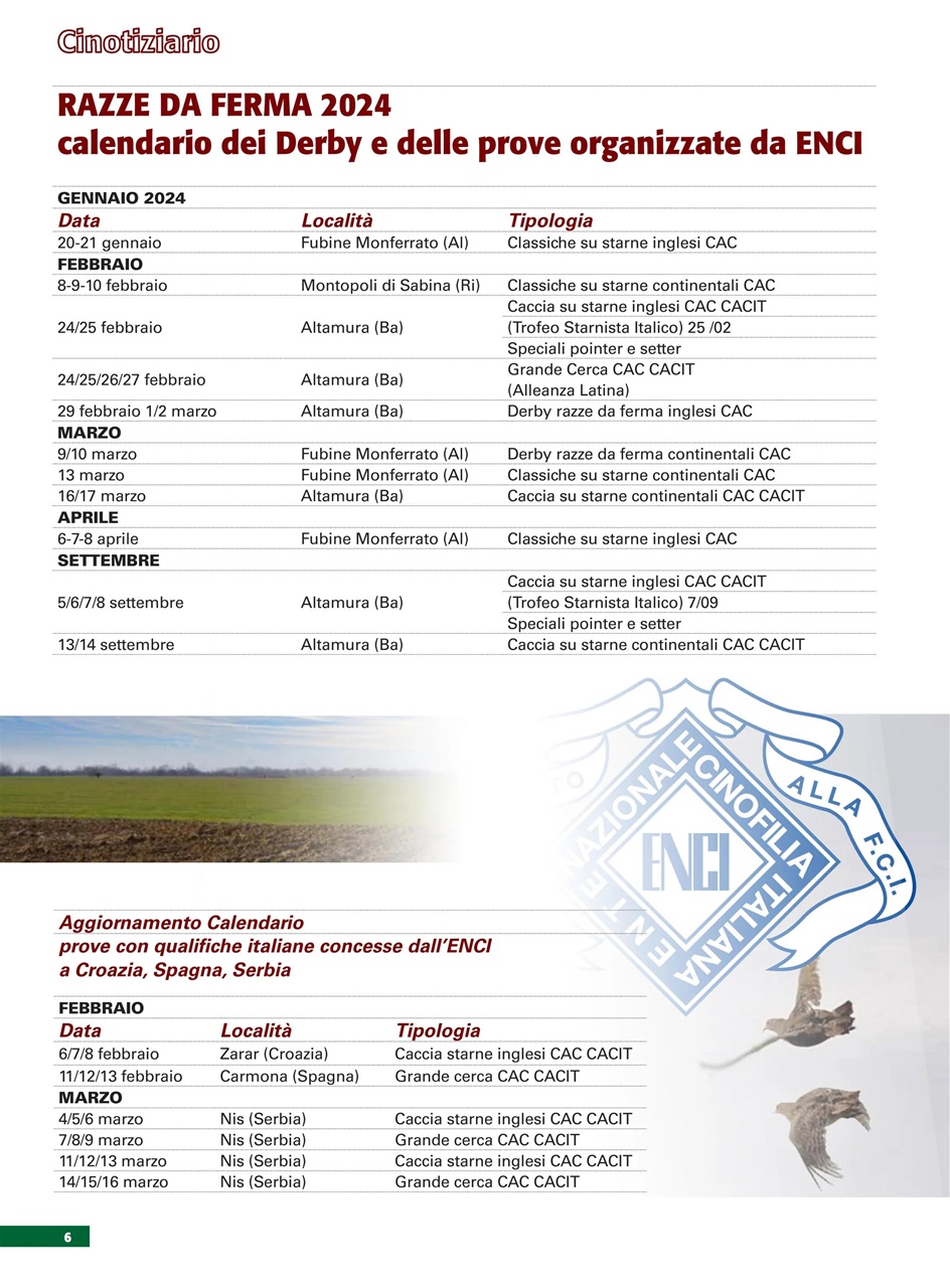 La Gazzetta Della Cinofilia Venatoria Preview Pages