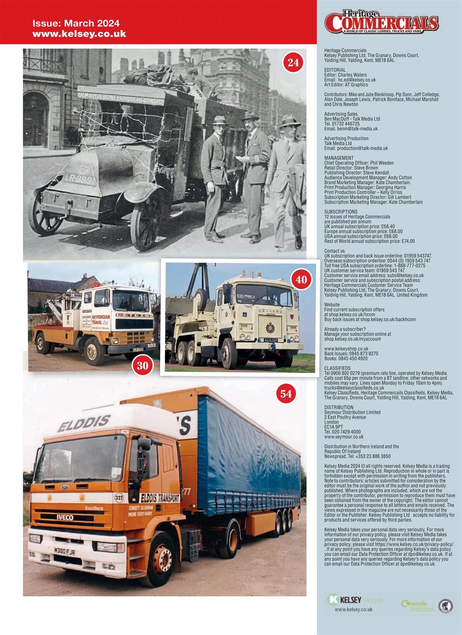 Heritage Commercials Magazine Preview Pages