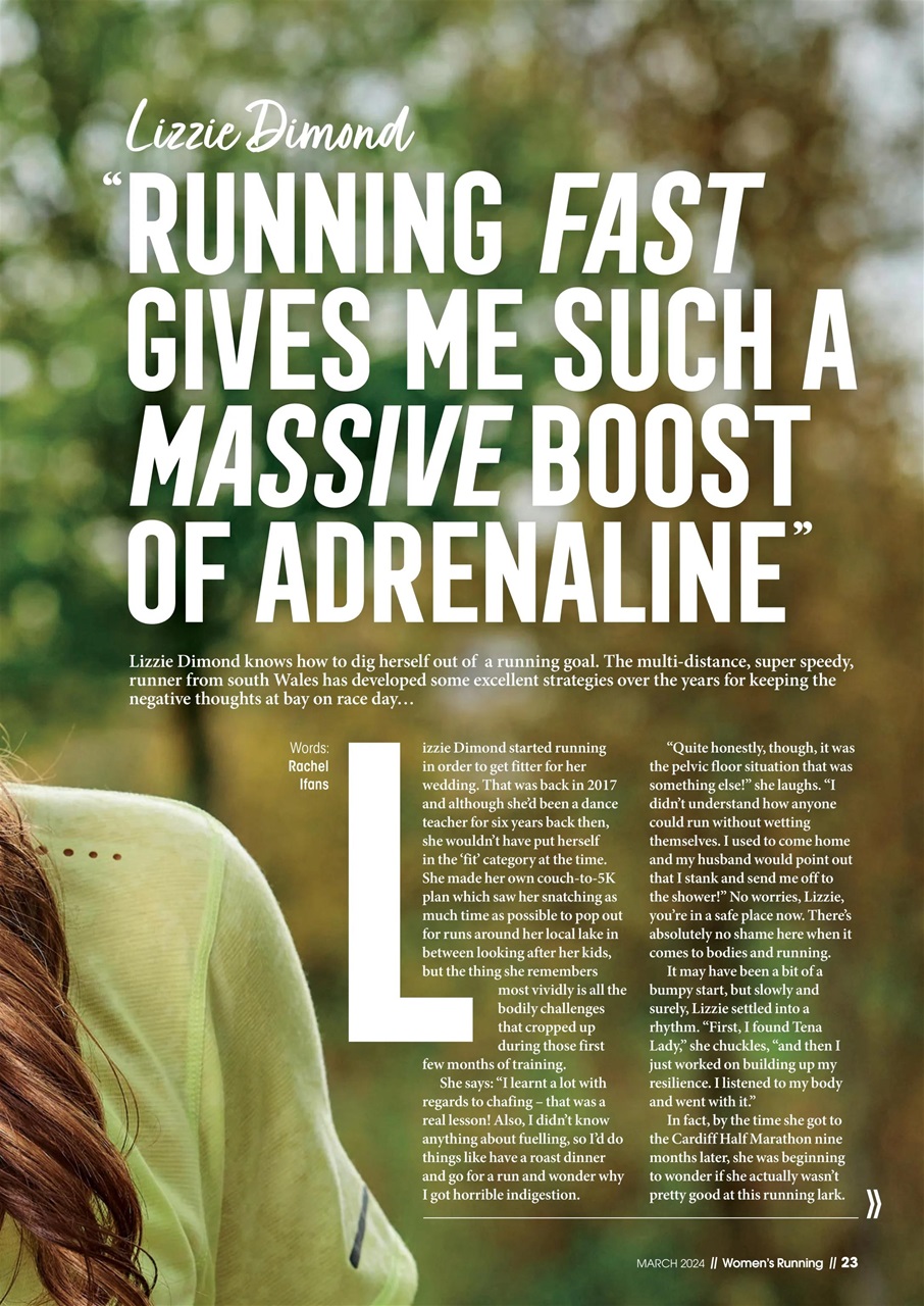 Women’s Running Preview Pages