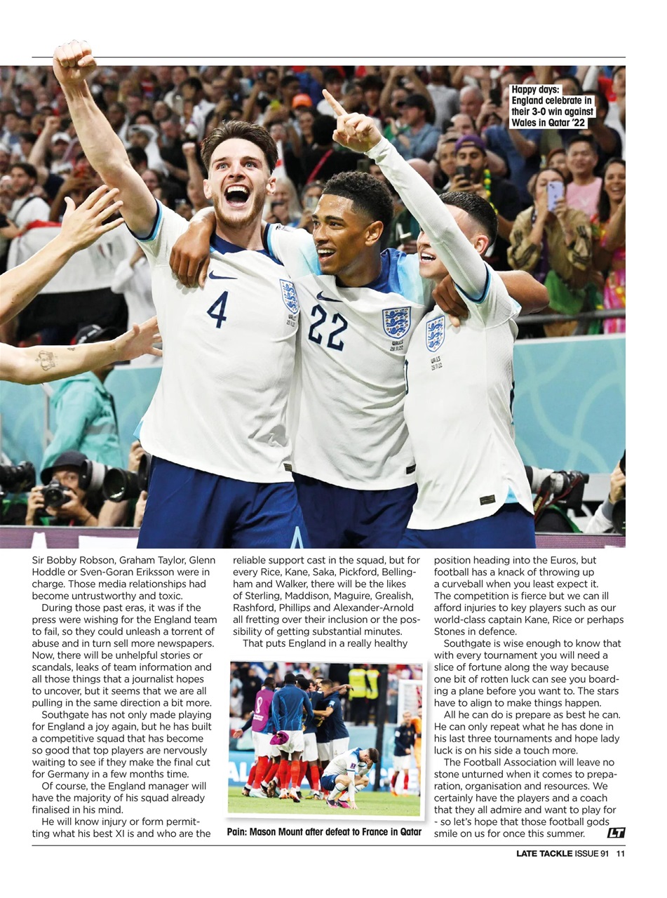 Late Tackle Football Magazine Preview Pages